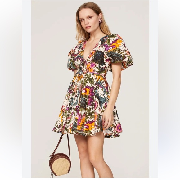 RHODE Madeline Dress in Lamu Grande 0 - Picture 4 of 10